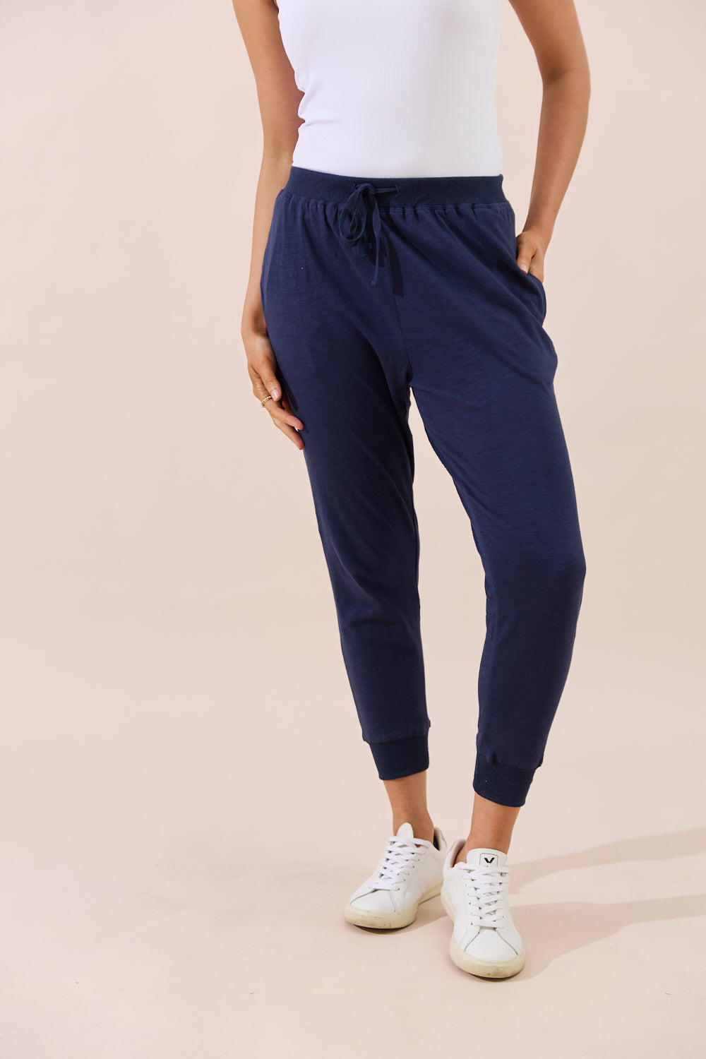 Sorrento Pants 7/8 - Navy