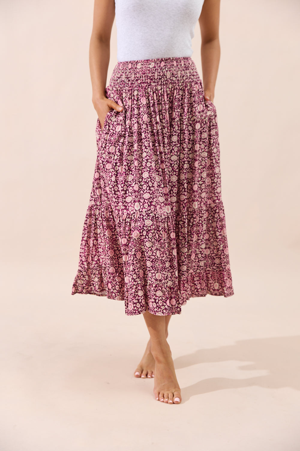 Sunset Skirt - Floral