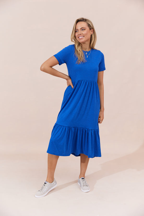 Sienna Dress - Cobalt Blue