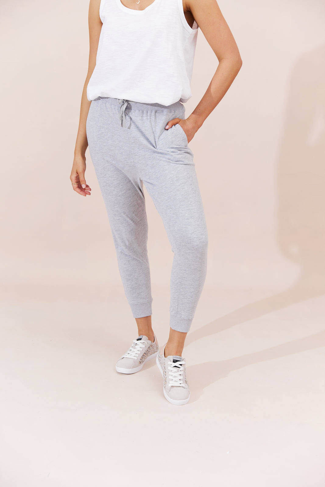 Sorrento Pants - Grey Marle